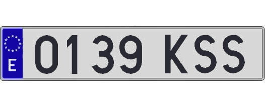 0139KSS matricula larga