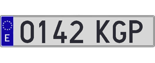 0142KGP matricula larga