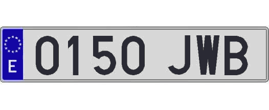 0150JWB matricula larga