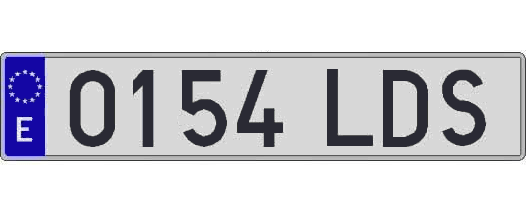 0154LDS matricula larga