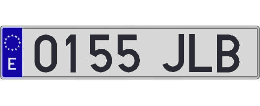 0155JLB matricula larga