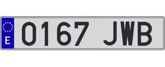 0167JWB matricula larga