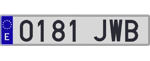 0181JWB matricula larga