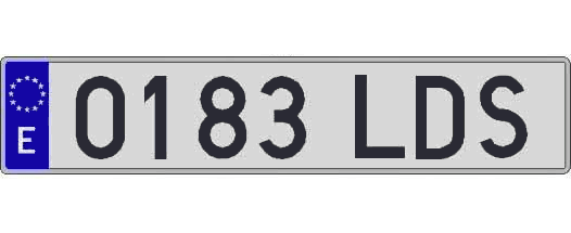 0183LDS matricula larga