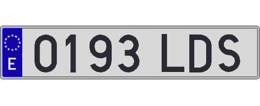 0193LDS matricula larga