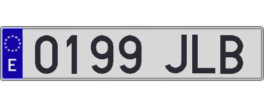 0199JLB matricula larga