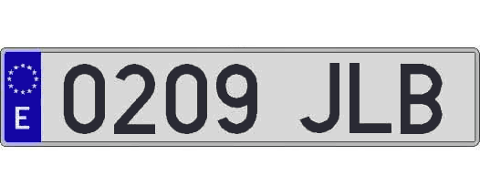 0209JLB matricula larga