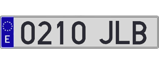 0210JLB matricula larga