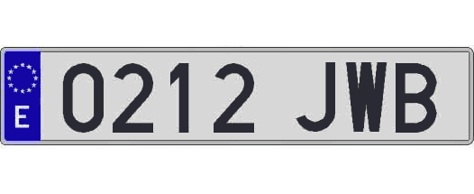 0212JWB matricula larga