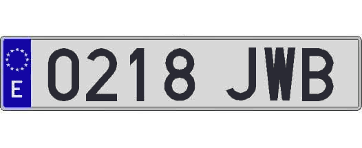 0218JWB matricula larga