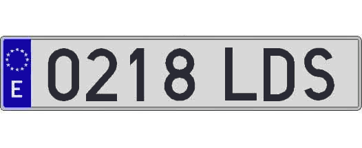 0218LDS matricula larga