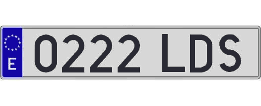 0222LDS matricula larga
