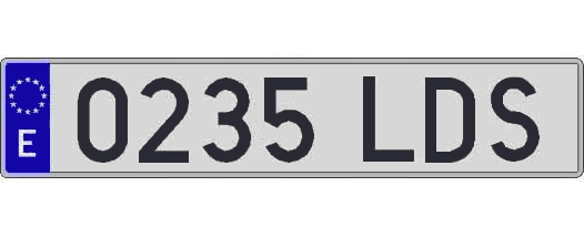 0235LDS matricula larga