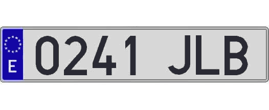 0241JLB matricula larga
