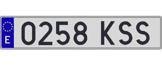 0258KSS matricula larga