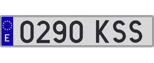 0290KSS matricula larga