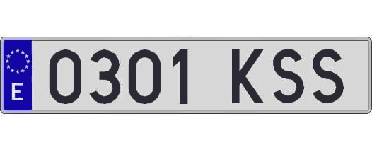 0301KSS matricula larga