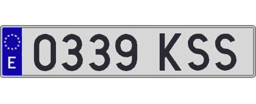 0339KSS matricula larga
