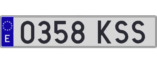 0358KSS matricula larga