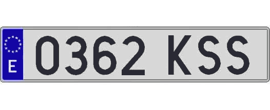 0362KSS matricula larga