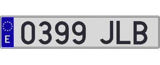 0399JLB matricula larga