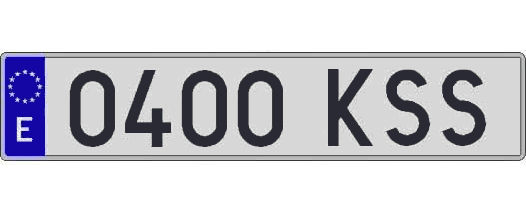0400KSS matricula larga