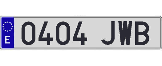 0404JWB matricula larga