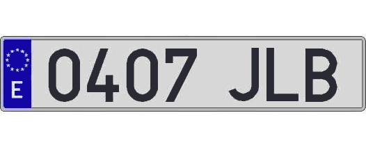 0407JLB matricula larga