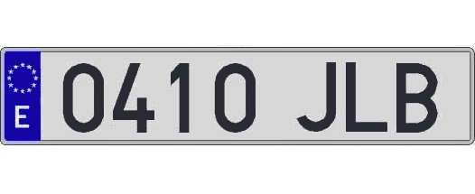 0410JLB matricula larga