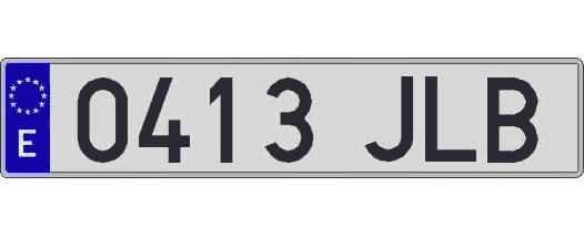 0413JLB matricula larga