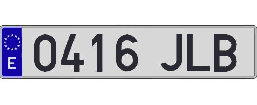 0416JLB matricula larga