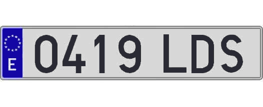 0419LDS matricula larga