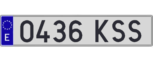 0436KSS matricula larga