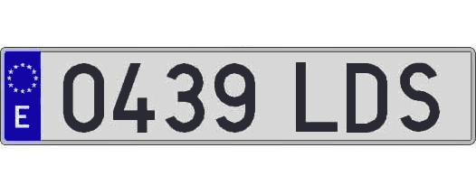 0439LDS matricula larga