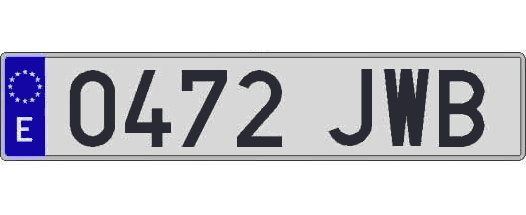 0472JWB matricula larga