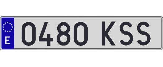 0480KSS matricula larga