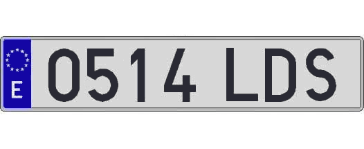 0514LDS matricula larga