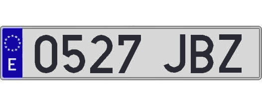0527JBZ matricula larga