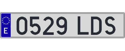 0529LDS matricula larga