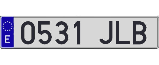 0531JLB matricula larga