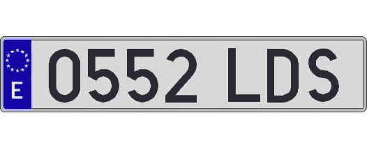 0552LDS matricula larga