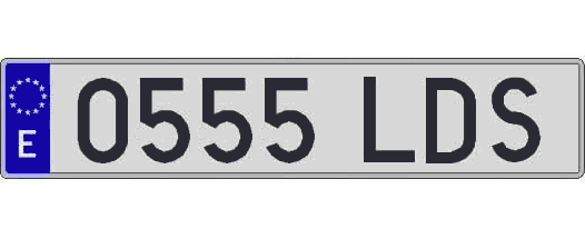 0555LDS matricula larga