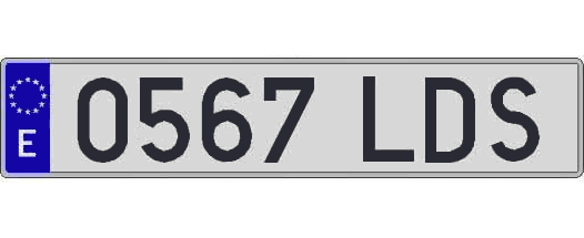 0567LDS matricula larga
