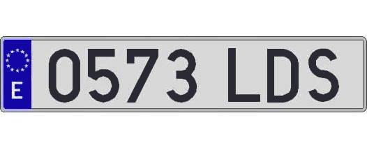 0573LDS matricula larga