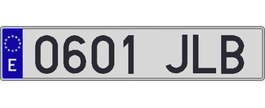 0601JLB matricula larga