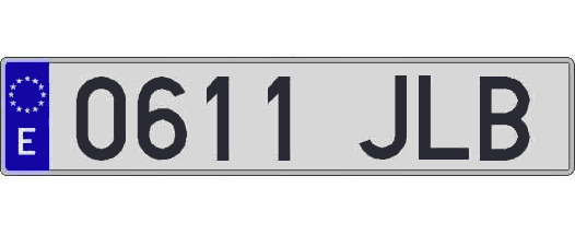 0611JLB matricula larga