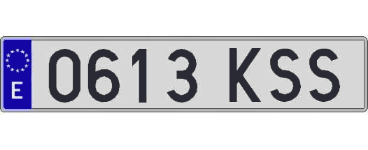0613KSS matricula larga