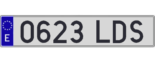 0623LDS matricula larga