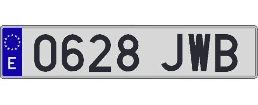 0628JWB matricula larga