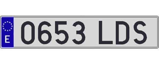 0653LDS matricula larga
